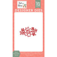 Echo Park - Year In Review Collection - Designer Dies - Flower Bunch Outline