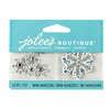 EK Success - Jolee's Boutique - 3D Embellishments with Glitter Accents - Mini Snowflakes