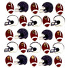 EK Success - Jolee's Boutique - 3 Dimensional Stickers with Gem and Glitter Accents - Football and Helmets Repeats