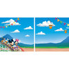EK Success - Disney Collection - 12 x 12 Double Sided Paper with Varnish Accents - Mickey Park