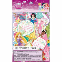 EK Success - Disney Collection - Princess - Die Cut Cardstock Pieces with Glitter Accents