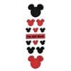 Disney Adhesive Tiles - Red and Black Mickey Icon
