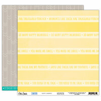 Elle's Studio - Cameron Collection - 12 x 12 Double Sided Paper - Happy Moments