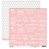 Elle's Studio - Cienna Collection - 12 x 12 Double Sided Paper - Hello Beautiful