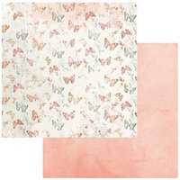 49 and Market - ARToptions Avesta Collection - 12 x 12 Double Sided Paper - Flutterbies