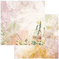 49 and Market - ARToptions Plum Grove Collection - 12 x 12 Double Sided Paper - Flowerscape