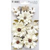 49 and Market - Flower Embellishments - Botanical Blends - Buttermilk