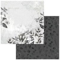 49 and Market - Color Swatch Charcoal Collection - 12 x 12 Double Sided Paper - 01