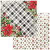 49 and Market - Christmas Spectacular Collection - 12 x 12 Double Sided Paper - Homespun