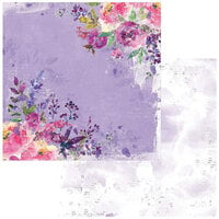 49 and Market - Color Swatch Lavender Collection - 12 x 12 Double Sided Paper - Paper 2