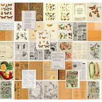 49 and Market - Color Swatch Peach Collection - Collage Sheets
