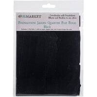 49 and Market - Foundations - Jagged Quarter Flip Folio - Black