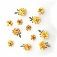 49 and Market - Florets Collection - Flower Embellishments - Amber
