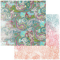 49 and Market - Kaleidoscope Collection - 12 x 12 Double Sided Paper - Paisley Parade