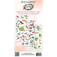 49 and Market - Kaleidoscope Collection - Rub-On Transfers - Botanical