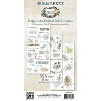 49 and Market - Krafty Garden Collection - Rub-On Transfers - Essentials