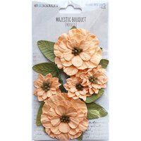 49 and Market - Flower Embellishments - Majestic Bouquet - Mango