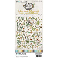 49 and Market - Vintage Artistry Nature Study Collection - Laser Cut Elements - Mushrooms and Foliage