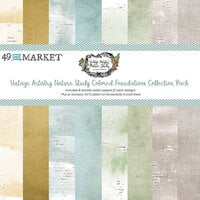 49 and Market - Vintage Artistry Nature Study Collection - 12 x 12 Collection Pack - Colored Foundations
