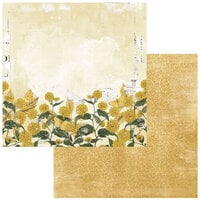 49 and Market - Color Swatch Ochre Collection - 12 x 12 Double Sided Paper - 01