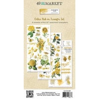 49 and Market - Color Swatch Ochre Collection - Rub-On Transfers Set
