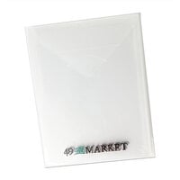 49 and Market - Flat Frosted Storage Envelopes - 6.5 x 8.5 - 3 Pack