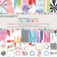 49 and Market - Spectrum Gardenia Collection - 12 x 12 Collection Pack - Painted Foundations