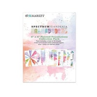 49 and Market - Spectrum Gardenia Collection - 6 x 8 Collection Pack - Painted Foundations