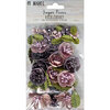 49 and Market - Flower Embellishments - Sugar Posies - Huckleberry
