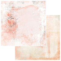 49 and Market - Vintage Artistry Coral Collection - 12 x 12 Double Sided Paper - Je T'Aime