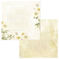 49 and Market - Vintage Artistry Butter Collection - 12 x 12 Double Sided Paper - Sachet