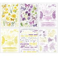 49 and Market - Vintage Artistry Butter Collection - Rub-On Transfers