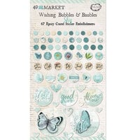 49 and Market - Vintage Artistry Sky Collection - Epoxy Stickers - Wishing Bubbles and Baubles