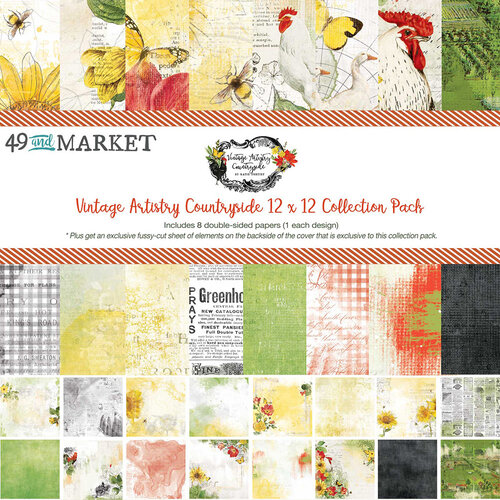 Vintage Artistry Countryside 12x12 Collection Pack - 49 and Market