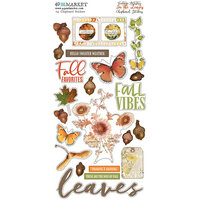 49 and Market - Vintage Artistry In The Leaves Collection - Chipboard Stickers