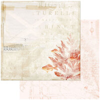 49 and Market - Vintage Artistry Shore Collection - 12 x 12 Double Sided Paper - In the Shallows