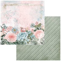 49 and Market - Vintage Artistry Tranquility Collection - 12 x 12 Double Sided Paper - The Undisturbed View