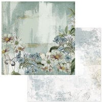 49 and Market - Vintage Artistry Moonlit Garden Collection - 12 x 12 Double Sided Paper - Dreamy
