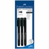 Faber-Castell - Pitt Artist Pen - Calligraphy - 199 - Black - 3 Pack