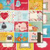 Fancy Pants Designs - Love Birds Collection - 12 x 12 Double Sided Paper - Love Birds Cards