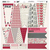 Fancy Pants Designs - Love Note Collection - 12 x 12 Cardstock Die Cuts - Banner