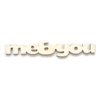 Fancy Pants Designs - Artist Edition Collection - Wooden Phrase - Me and You
