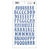 Fancy Pants Designs - Millie and June Collection - Puffy Stickers - Alphabet - Royal Blue