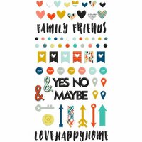 Fancy Pants Designs - Family and Co Collection - Puffy Stickers
