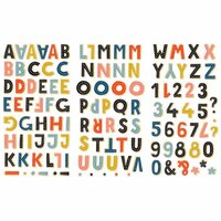 Fancy Pants Designs - Family and Co Collection - Chipboard Stickers - Alphabet