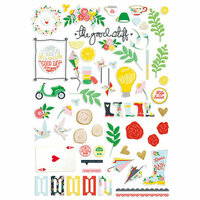 Fancy Pants Designs - The Bright Side Collection - Ephemera with Foil Accents