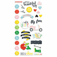 Fancy Pants Designs - The Bright Side Collection - Chipboard Stickers