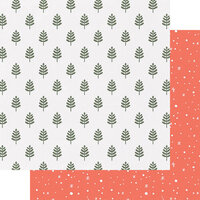 Fancy Pants Designs - Home For Christmas Collection - 12 x 12 Double Sided Paper - Woodland