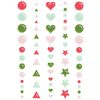 Fancy Pants Designs - Home For Christmas Collection - Stickers - Puffy Dots