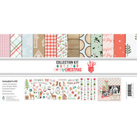 Fancy Pants Designs - Home For Christmas Collection - 12 x 12 Collection Kit
